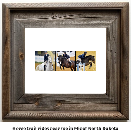 horse trail rides near me in Minot, North Dakota